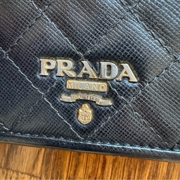 💙LAST DAY💙 Prada Saffiano Quilted Black Leather Long Wallet (w/ COA) - Picture 14 of 14